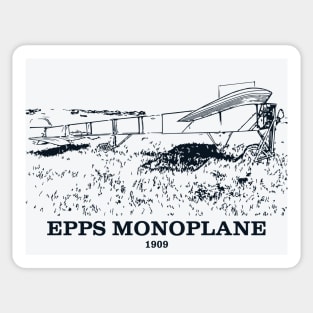 Epps Monoplane 1909 Aircraft Sticker